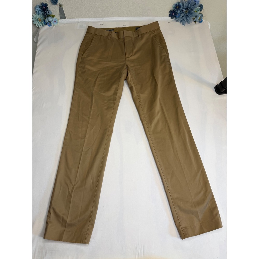Bonobos Weekday Warrior Thursday Khaki Dress Pants Mens 29/30 Tan Cotton Chinos - Picture 2 of 10